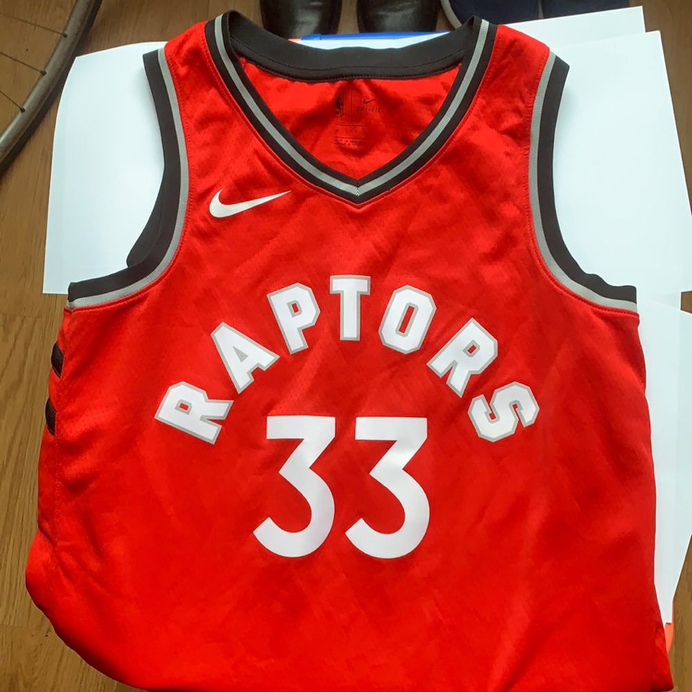Authentic Toronto Raptors Jersey #33 Marc Gasol